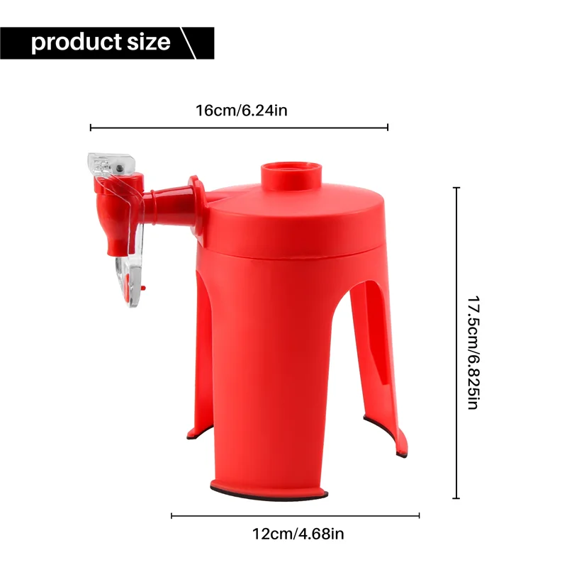 Soda Dispenser Fizz Dispenser Drink Dispenser Water Dispenser Party Cola Sprite, Red
Soda Dispenser Fizz Dispenser Drink Dispenser Water Dispenser Party Cola Sprite, Red