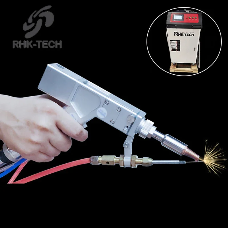 RHK TECH Handheld 1500W Wobble Fiber Marking Cutting Stainless Laser Welding Head Laser Welding Gun for Laser Welder Machine
RHK TECH Handheld 1500W Wobble Fiber Marking Cutting Stainless Laser Welding Head Laser Welding Gun for Laser Welder Machine