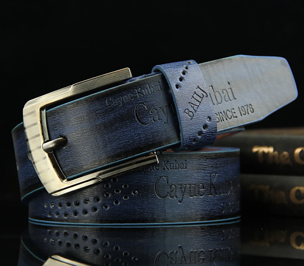 Men Belt High Quality Leather Belt Men Male PU Leather Strap Pin Buckle Fancy Vintage Jeans
Men Belt High Quality Leather Belt Men Male PU Leather Strap Pin Buckle Fancy Vintage Jeans