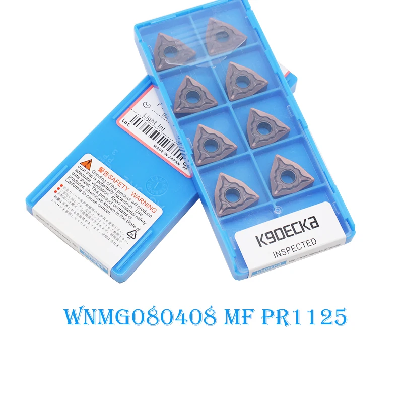 10PCS WNMG080408 MF PR1125 High Quality Carbide Insert CNC lathe External Turning Tool Insert For Stainless Steel
10PCS WNMG080408 MF PR1125 High Quality Carbide Insert CNC lathe External Turning Tool Insert For Stainless Steel