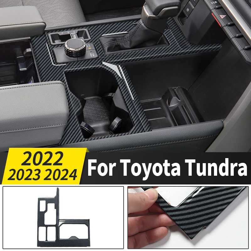 Для Toyota Tundra, модификация панели коробки передач из углеродного волокна, 22-2024, украшение интерьера, рамка чашки, декоративные аксессуары
Для Toyota Tundra, модификация панели коробки передач из углеродного волокна, 22-2024, украшение интерьера, рамка чашки, декоративные аксессуары