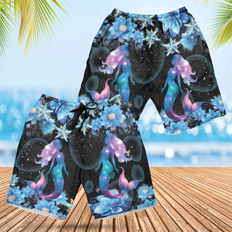 Harajuku Fashion Mermaid 3D Printed Beach Shorts Casual Hawaiian Sea Maiden Short Pants For Men Clothes Sexy Women Trunks Tops
Harajuku Fashion Mermaid 3D Printed Beach Shorts Casual Hawaiian Sea Maiden Short Pants For Men Clothes Sexy Women Trunks Tops