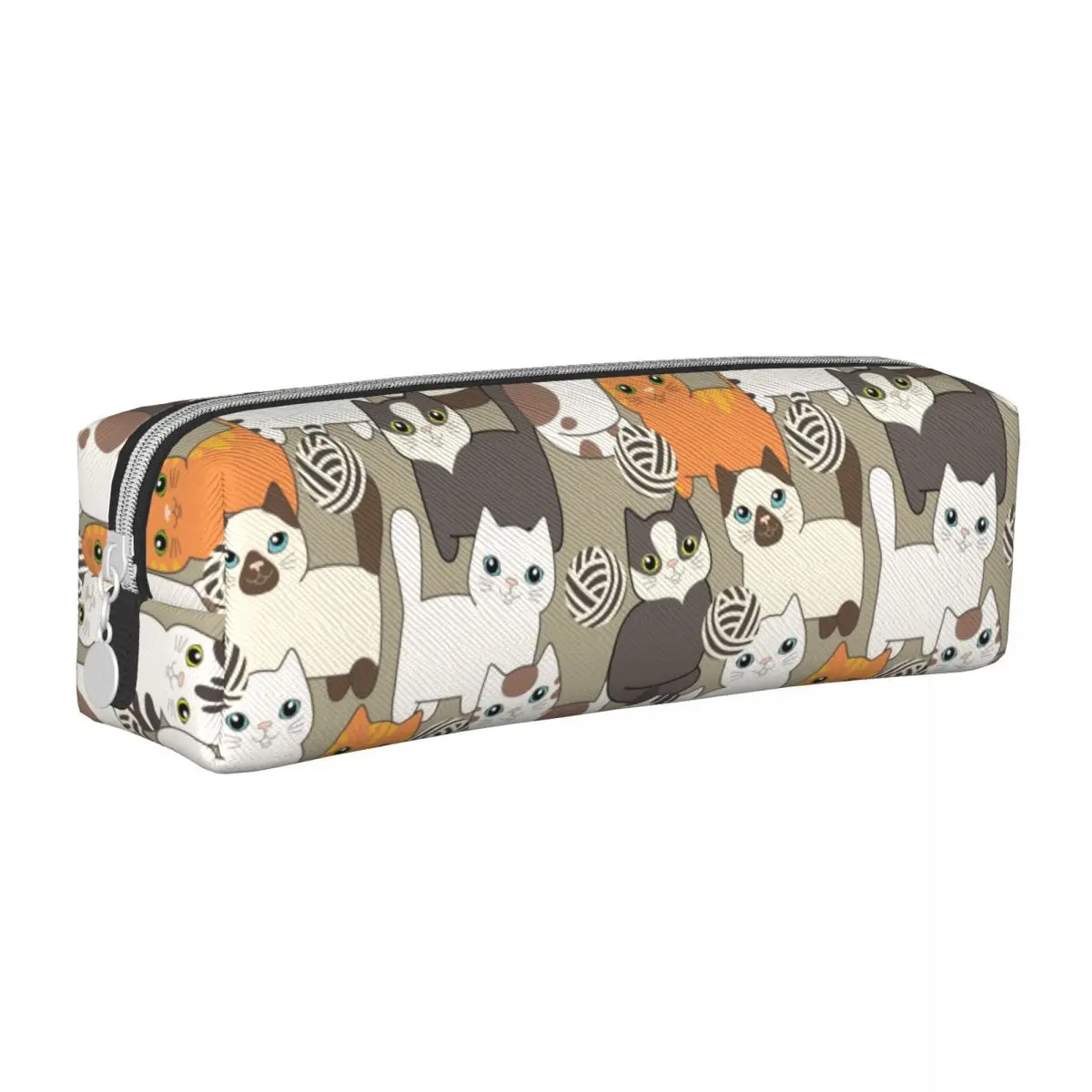 Funny Cartoon Cats Pencil Case Beige Siamese Cat Pencil Pouch Pen for Student Big Capacity Bags School Supplies Gifts Stationery
Funny Cartoon Cats Pencil Case Beige Siamese Cat Pencil Pouch Pen for Student Big Capacity Bags School Supplies Gifts Stationery