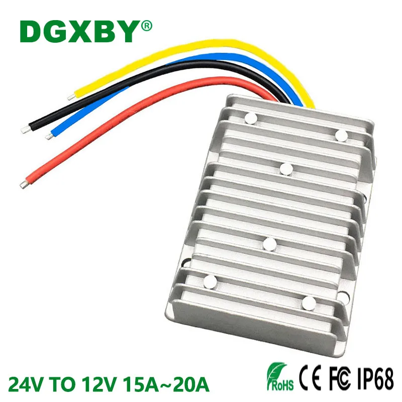 

DGXBY Isolated Supply 24V TO 12V 5A 6A 8A 10A 15A 20A Buck 15V~36V to 12V Vehicle Power Module DC-DC Converter CE RoHS FCC