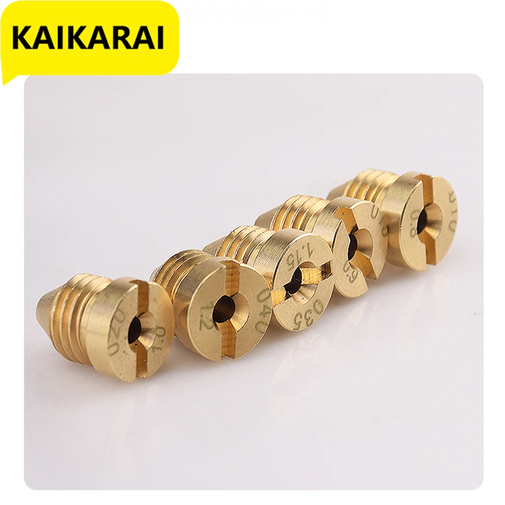 Brass Orifice Nozzle Tips for Foam Cannon Foam Maker Universal 0.9~1.3 mm Thread Nozzle and Mesh Filter Set for Snow Foam Lance
Brass Orifice Nozzle Tips for Foam Cannon Foam Maker Universal 0.9~1.3 mm Thread Nozzle and Mesh Filter Set for Snow Foam Lance