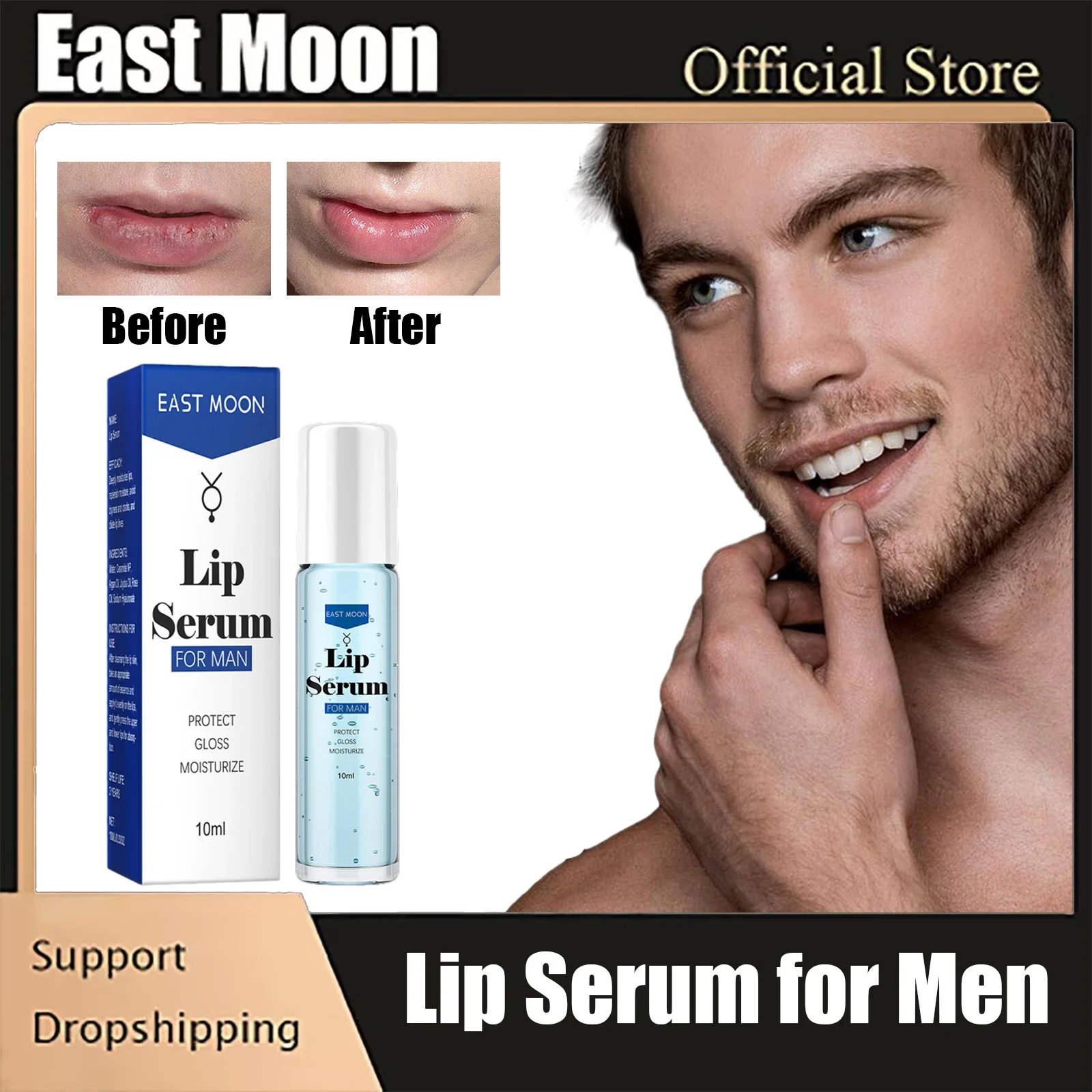 Lip Serum for Men Hydrating Lighten Lip Fine Lines Cracked Dry Repair Moisturizing Skin Brightening Anti Cracking Lip Essence
Lip Serum for Men Hydrating Lighten Lip Fine Lines Cracked Dry Repair Moisturizing Skin Brightening Anti Cracking Lip Essence