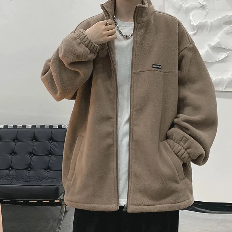 Extra-large Size Shake Jacket Men Women's Autumn Winter Street Tide Loose Casual Standing Collar Jacket Velvet Warm
Extra-large Size Shake Jacket Men Women's Autumn Winter Street Tide Loose Casual Standing Collar Jacket Velvet Warm