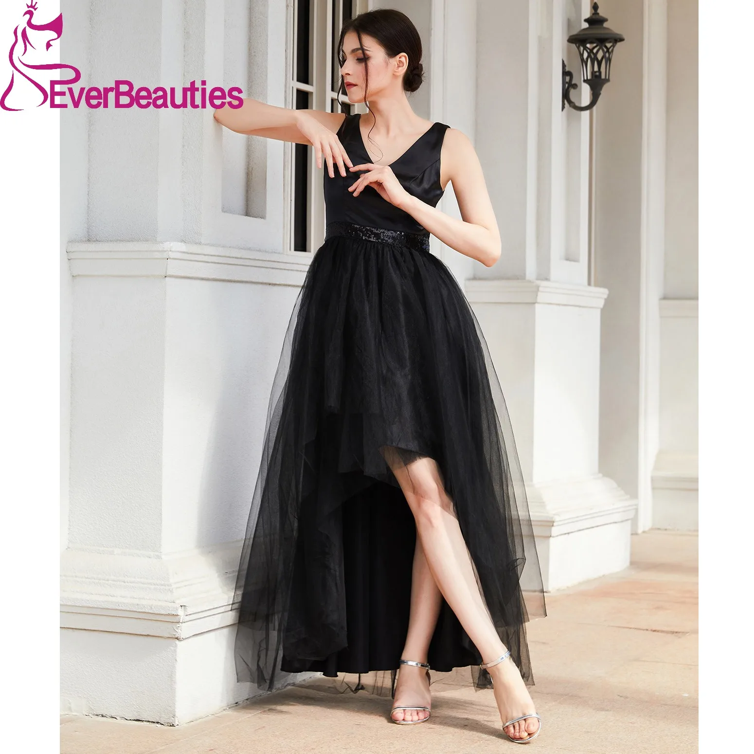 Elegant Tulle Black Prom Dresses for Women Simple V Neck Vestidos Para Eventos Especiales A Line Evening Dress Vestidos De Gala
Elegant Tulle Black Prom Dresses for Women Simple V Neck Vestidos Para Eventos Especiales A Line Evening Dress Vestidos De Gala