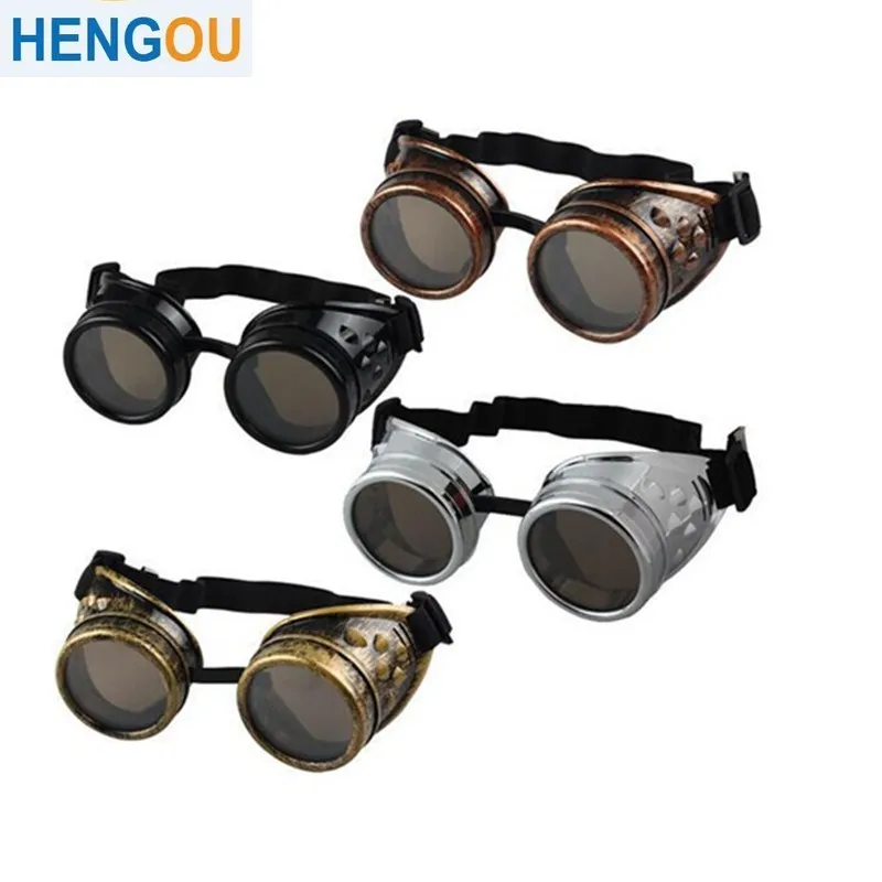 Vintage Steampunk Glasses Heavy Metal Driver Goggles Eclipse Lenses Adult Gothic Style Helmets Cosplay Halloween Decorations
Vintage Steampunk Glasses Heavy Metal Driver Goggles Eclipse Lenses Adult Gothic Style Helmets Cosplay Halloween Decorations