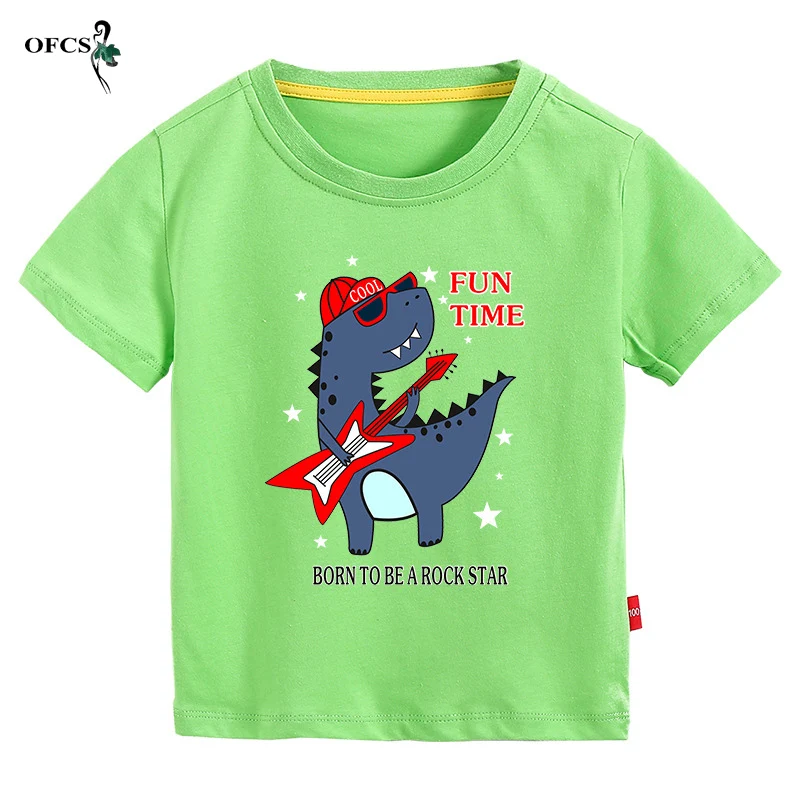 

Summer Kids Clothes Baby Girls Cartoon Thin Sweatshirts Young 2-12Years Old Short Sleeves Children's T-shirts Infant Shirt Tees