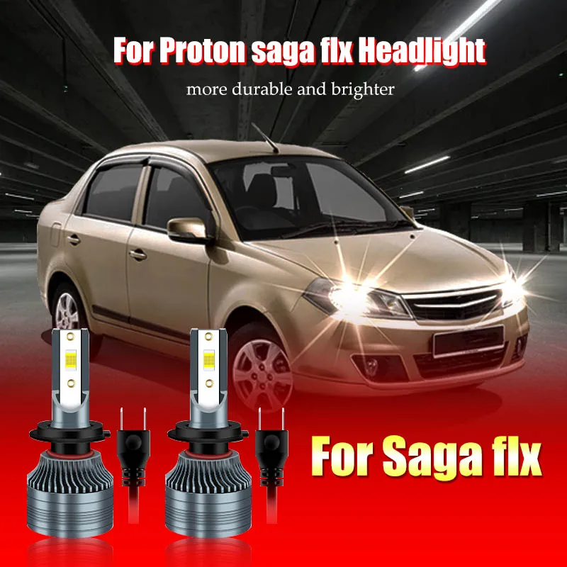 

For Proton Saga Flx H7 Car LED Headlamp LED Headlight Bulb 2Pcs 4300K 6000K xpower Recomark