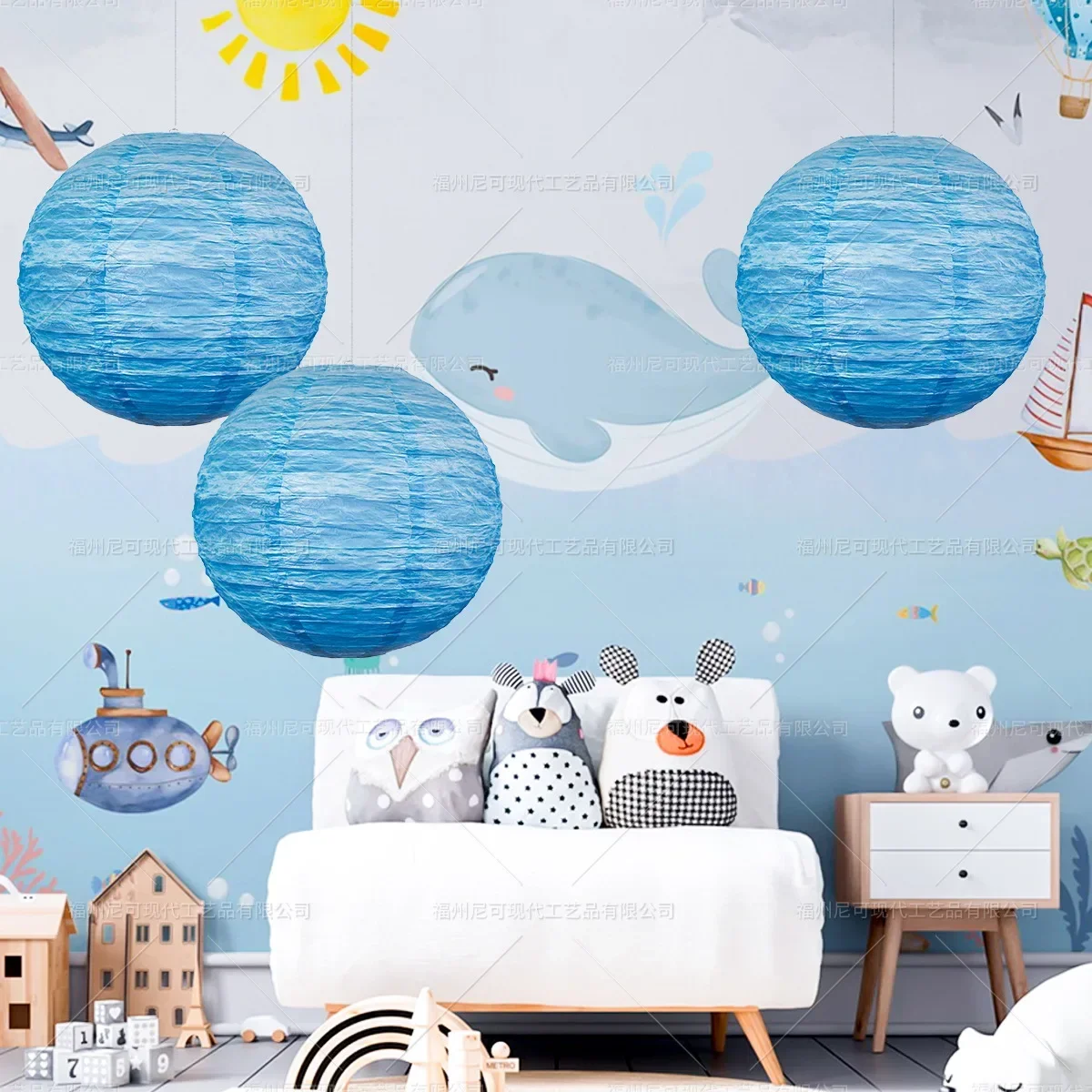 30cm Seawater Lantern Ocean Party Blue Sea Water Wave Lantern Hangings Decoration Kids Happy Under The Sea Birthday Party Decor
30cm Seawater Lantern Ocean Party Blue Sea Water Wave Lantern Hangings Decoration Kids Happy Under The Sea Birthday Party Decor