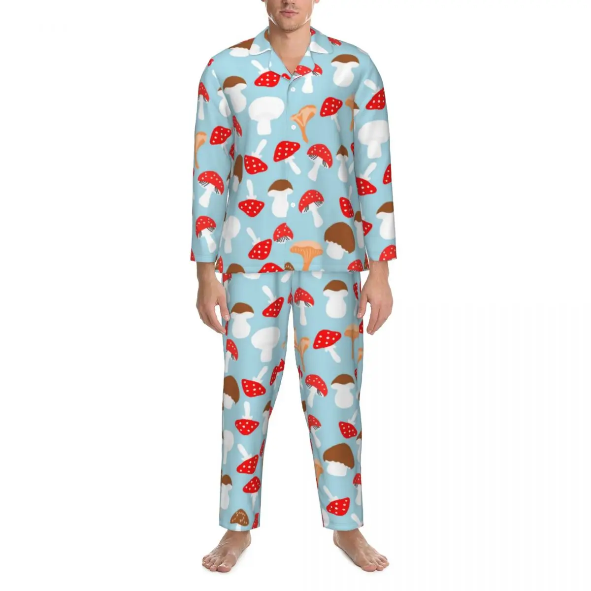 Cute Mushroom Pajama Sets Autumn Colorful Mush Warm Sleep Sleepwear Man 2 Piece Casual Oversized Design Nightwear Birthday Gift
Cute Mushroom Pajama Sets Autumn Colorful Mush Warm Sleep Sleepwear Man 2 Piece Casual Oversized Design Nightwear Birthday Gift