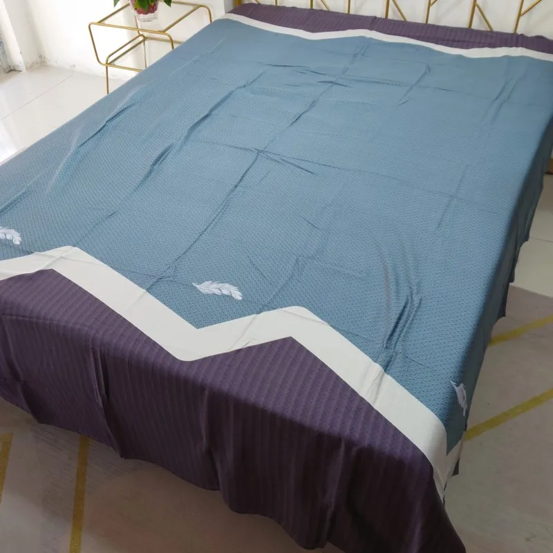 Soft summer breathable pure cotton brushed 2024 velvet cotton double sleeping sheet purple
Soft summer breathable pure cotton brushed 2024 velvet cotton double sleeping sheet purple