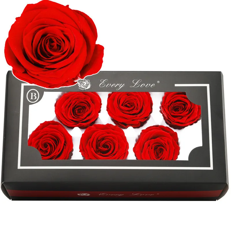 6pcs 5-6cm Preserved Rose Flower Head Gift Box Valentine's Day DIY Preserved Flower Wedding Party Home Decoration2023
6pcs 5-6cm Preserved Rose Flower Head Gift Box Valentine's Day DIY Preserved Flower Wedding Party Home Decoration2023