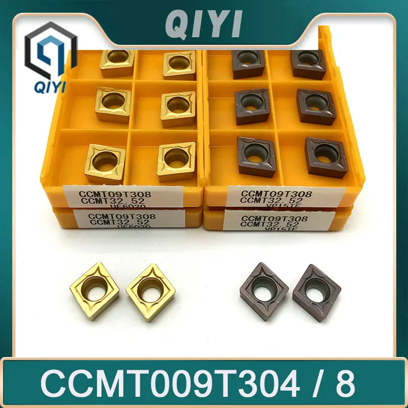 

CCMT009T304 CCMT009T308 Internal Turning Tool Carbide Insert High Quality Lathe ToolCNC Steel Processing Turning Insert