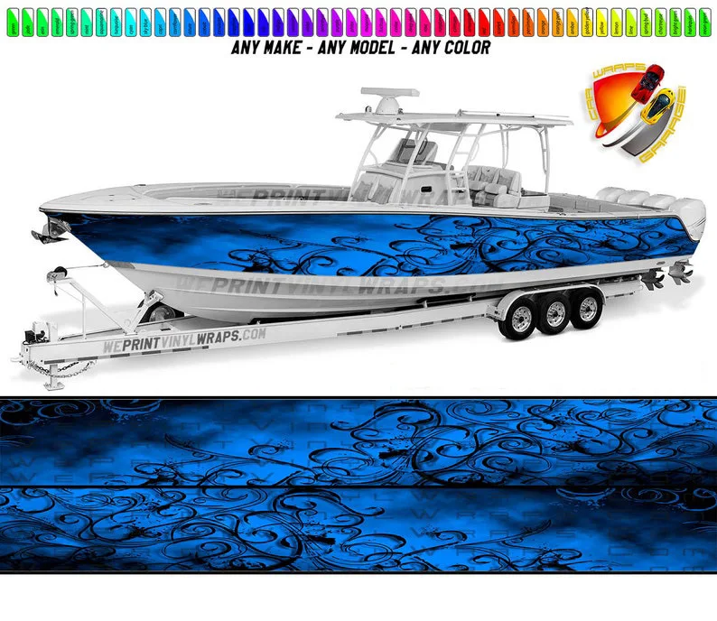 Sapphire Blue Graphic Vinyl Boat Wrap Decal Fishing Pontoon Sportsman Console Bowriders Deck Boat Watercraft All boats Decal
Sapphire Blue Graphic Vinyl Boat Wrap Decal Fishing Pontoon Sportsman Console Bowriders Deck Boat Watercraft All boats Decal