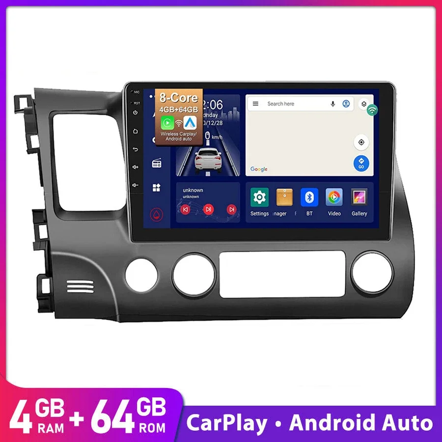 4G Carplay Android 13 Car Radio Multimedia for Honda Civic 8 2005-2012 GPS Navigation 2din DVD Stereo Speakers Head Unit Audio
4G Carplay Android 13 Car Radio Multimedia for Honda Civic 8 2005-2012 GPS Navigation 2din DVD Stereo Speakers Head Unit Audio
