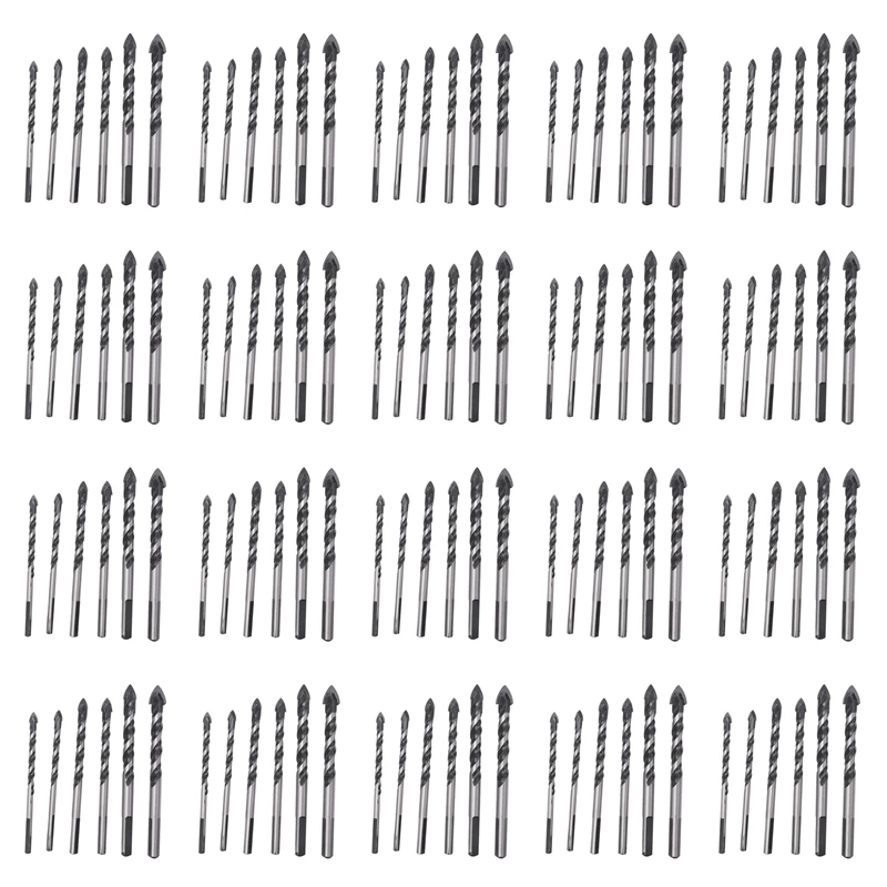 100 Pcs Multi-Material Drill Bit Set For Tile,Concrete, Brick, Glass, Plastic And Wood Tungsten Carbide Brick Wall
100 Pcs Multi-Material Drill Bit Set For Tile,Concrete, Brick, Glass, Plastic And Wood Tungsten Carbide Brick Wall