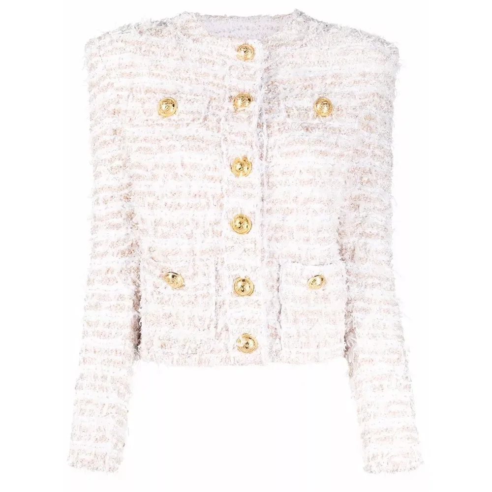 HIGH STREET Newest 2023 Fall Winter Fashion Designer Jacket Women's Lion Buttons Sequined Knit Cardigan
HIGH STREET Newest 2023 Fall Winter Fashion Designer Jacket Women's Lion Buttons Sequined Knit Cardigan