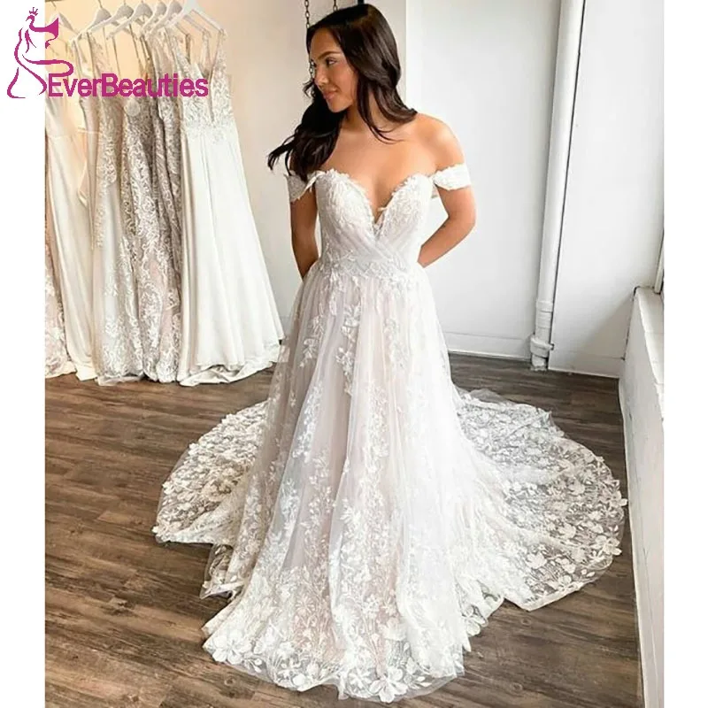 Boho Wedding Dresses for Women Vestidos De Novia Tulle Appliques Beach Wedding Gowns Robe De Mariee Off Shoulder Bride Dress
Boho Wedding Dresses for Women Vestidos De Novia Tulle Appliques Beach Wedding Gowns Robe De Mariee Off Shoulder Bride Dress