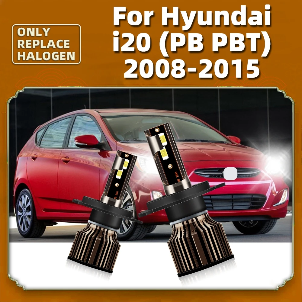 

100W Auto CSP H4 HiLo LED Bulb Car 12V 15000LM Auto Headlamp For Hyundai i20 (PB PBT) 2008 to 2015 2014 2013 2012 2011 2010 2009