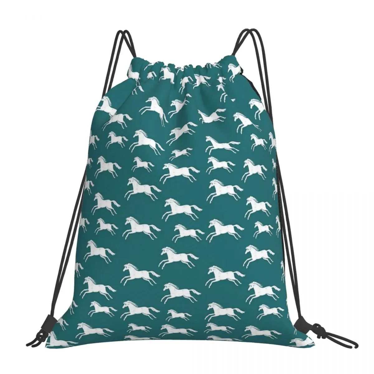 White Horses On Teal Backpacks Fashion Portable Drawstring Bags Drawstring Bundle Pocket Sports Bag Book Bags For Travel School
White Horses On Teal Backpacks Fashion Portable Drawstring Bags Drawstring Bundle Pocket Sports Bag Book Bags For Travel School