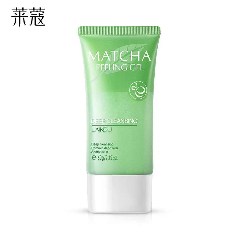 

LAIKOU Matcha Exfoliating Peeling Gel Facial Scrub Moisturizing Hydrate Nourishing Scrubs Face Cream Skin Care