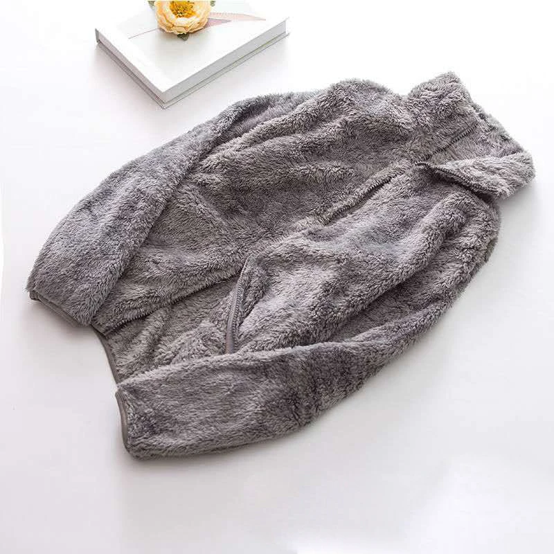 Zip-up Outdoor Jacket Women's Thickened cashmere Jacket Autumn Winter Clothes Warm Sweatshir Plush Coat Female oversized hoodie
Zip-up Outdoor Jacket Women's Thickened cashmere Jacket Autumn Winter Clothes Warm Sweatshir Plush Coat Female oversized hoodie