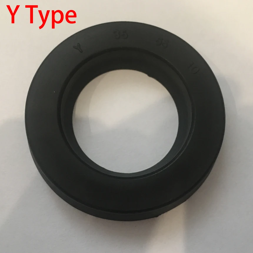 

105*125*15 105x125x15 105*135*15 105x135x15 Y-образный черный резиновый Гидравлический поршневой стержень канавка уплотнительное кольцо прокладка U-образное уплотнение для губ