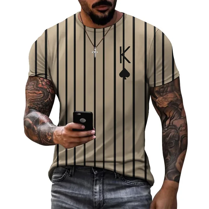Poker Elements & Splash Ink 3D Digital Pattern Print Men's Graphic T-shirt Causal Comfy Tees Short Sleeve Pullover Tops Men's Su
Poker Elements & Splash Ink 3D Digital Pattern Print Men's Graphic T-shirt Causal Comfy Tees Short Sleeve Pullover Tops Men's Su