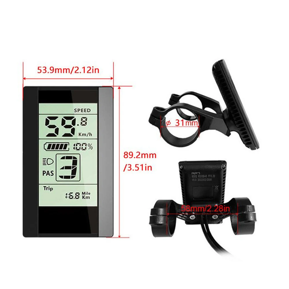 Дисплей Ebike 800S подходит для Bafang BBS01 BBS02 HD Midder Motor вертикальный экран легкая установка и эксплуатация
Дисплей Ebike 800S подходит для Bafang BBS01 BBS02 HD Midder Motor вертикальный экран легкая установка и эксплуатация