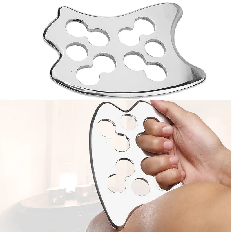 Gua Sha Massage Tool Stainless Steel Therapy Tools Body Fascia Muscle Soft Tissue Physical Massager Guasha Scraping Plate
Gua Sha Massage Tool Stainless Steel Therapy Tools Body Fascia Muscle Soft Tissue Physical Massager Guasha Scraping Plate