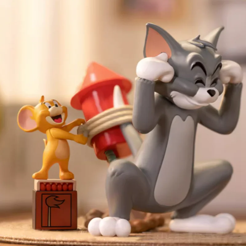 

Том и Джерри, Кот и мышь, Боевая серия, фотоигрушки, загадочная коробка, Mistery Caixa, экшн-фигурка, модель сюрприза, подарок на день рождения