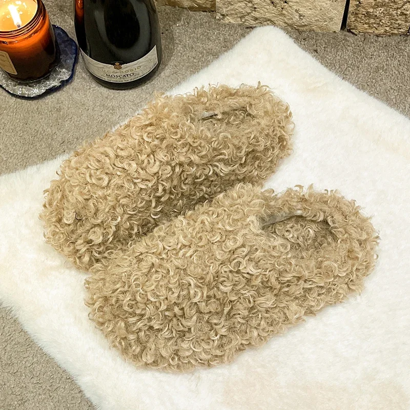 Women Fluffy Cotton Slippers Platform Flats Mules Boots 2024 Winter Designer Home Short Plush Flip Flops Shoes Warm Mujer Slides
Women Fluffy Cotton Slippers Platform Flats Mules Boots 2024 Winter Designer Home Short Plush Flip Flops Shoes Warm Mujer Slides