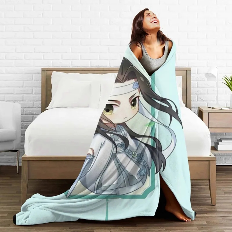 Mo Dao Zu Shi Blanket Fleece Spring/Autumn Lan Wangji Multi-function Ultra-Soft Throw Blanket for Sofa Car Rug Piece
Mo Dao Zu Shi Blanket Fleece Spring/Autumn Lan Wangji Multi-function Ultra-Soft Throw Blanket for Sofa Car Rug Piece