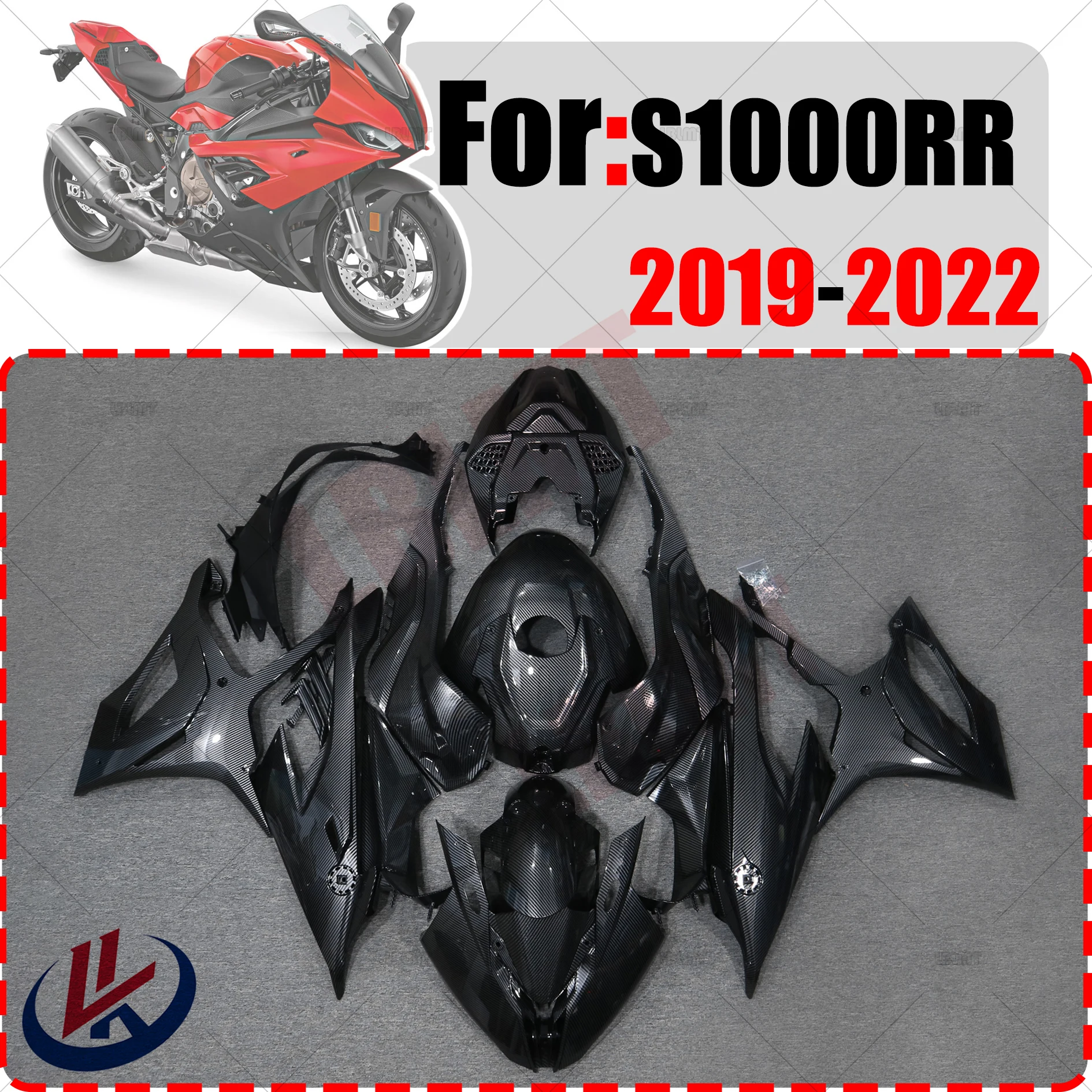 

For BMW S1000RR S1000 RR 2019 2020 2021 2022 Motorcycle Full Body Fit Fairing For BMW S1000RR ABS injection molding Full Fairing