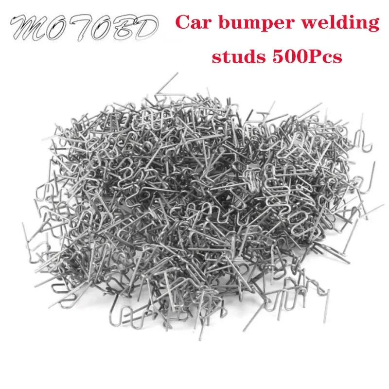 

500Pcs/lot 6 Type Hot Stapler Staples For Plastic Welder Repair Melt Hot Welding Machine Welding Bumper Car Repair Tools