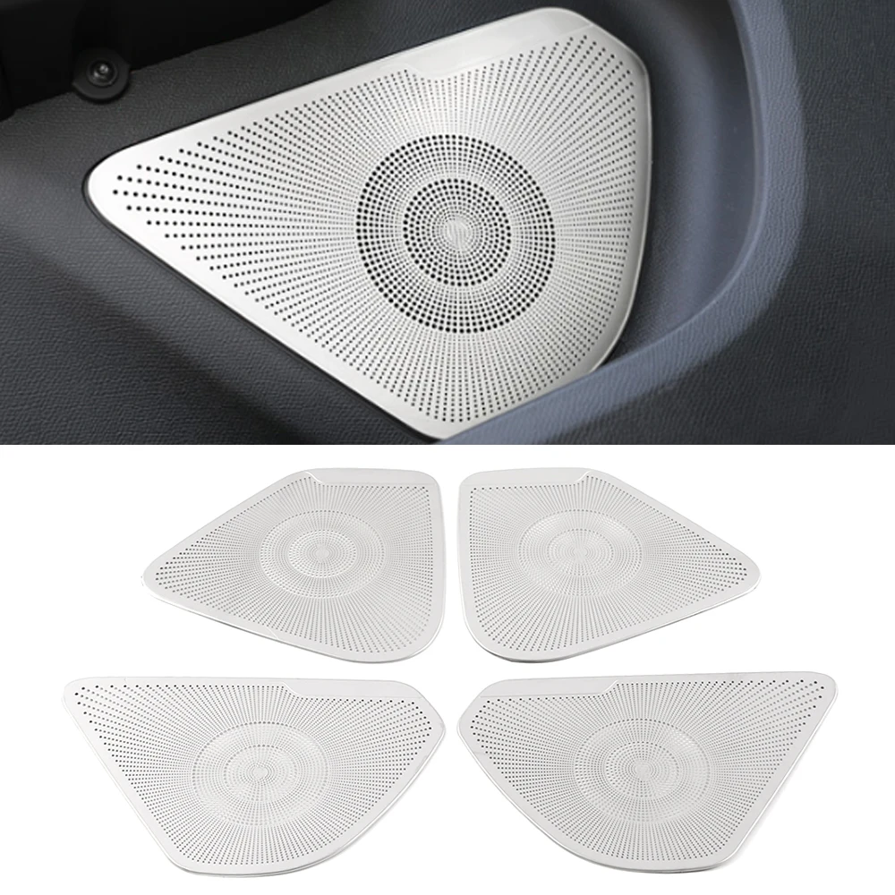 For Citroen C5 Aircross 2017-2023 Stainless Car Door Panel Loudspeaker Pad Speaker Cover Trim Frame Sticker Moulding Accessories 
For Citroen C5 Aircross 2017-2023 Stainless Car Door Panel Loudspeaker Pad Speaker Cover Trim Frame Sticker Moulding Accessories