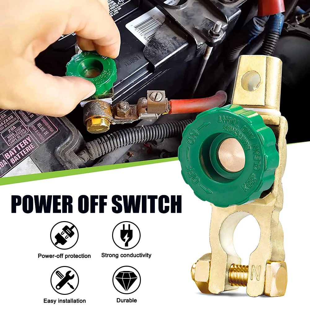 Car And Motorcycle Battery Isolation Switch Quick Cut Off Protector Car Battery Anti-Leakage Terminal Car Truck Accessories
Car And Motorcycle Battery Isolation Switch Quick Cut Off Protector Car Battery Anti-Leakage Terminal Car Truck Accessories