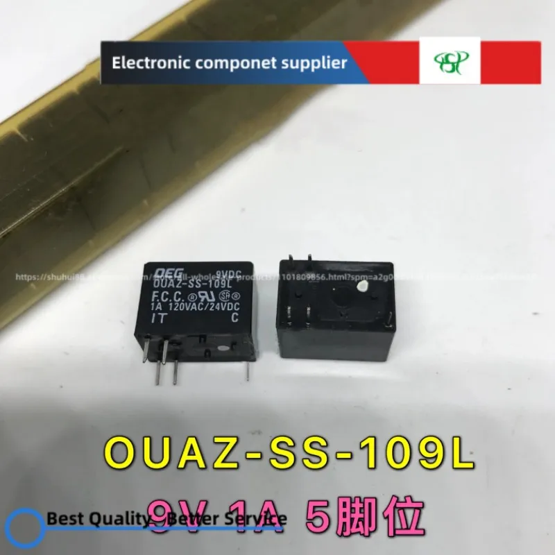 5pcs~10pcs OUAZ-SS/SH-109L brand-new original relay 9V1A5 pin position is the same as OUAZ-SS-109D.
5pcs~10pcs OUAZ-SS/SH-109L brand-new original relay 9V1A5 pin position is the same as OUAZ-SS-109D.