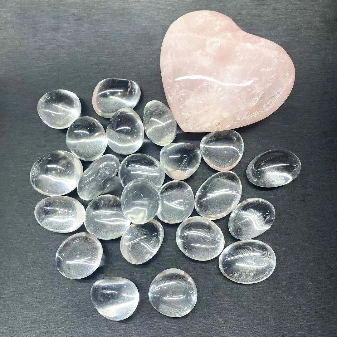 Wholesale Natural Energy Healing Stone White Crystal Gravel Clear Quartz Tumbled Stone for Decorate
Wholesale Natural Energy Healing Stone White Crystal Gravel Clear Quartz Tumbled Stone for Decorate