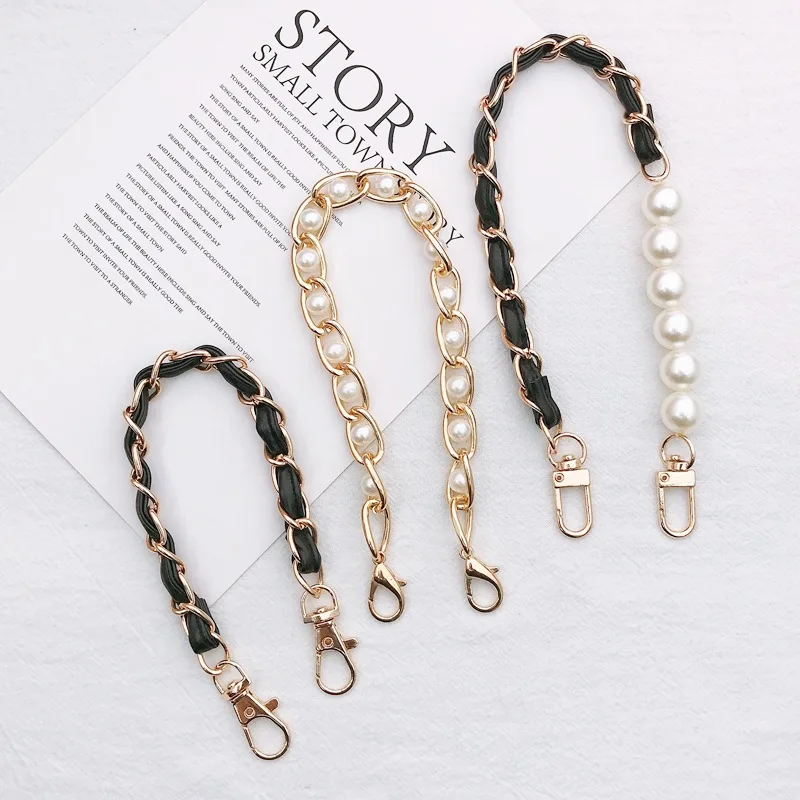 Fashion Pearl Bag Chain Pearls Bag Strap For Handbag DIY Mobile Phone Case Chains Exquisite DIY Purse Replacements 2022
Fashion Pearl Bag Chain Pearls Bag Strap For Handbag DIY Mobile Phone Case Chains Exquisite DIY Purse Replacements 2022
