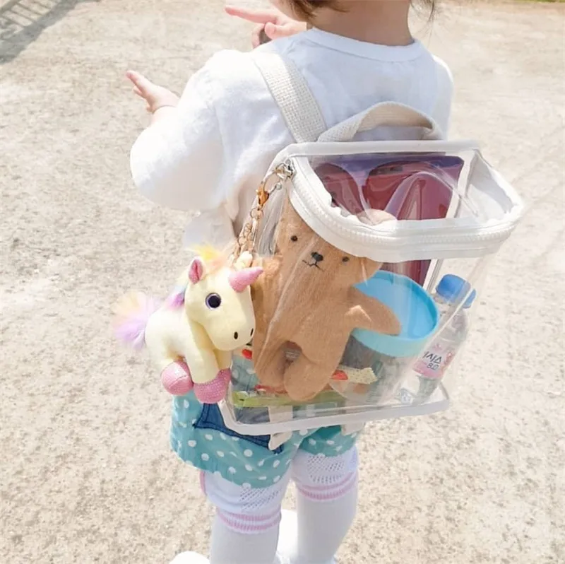 South Korea with The Same Paragraph Children's Street Shooting Outdoor Snacks Toys Transparent Bag Backpack Backpack Beach Bags
South Korea with The Same Paragraph Children's Street Shooting Outdoor Snacks Toys Transparent Bag Backpack Backpack Beach Bags