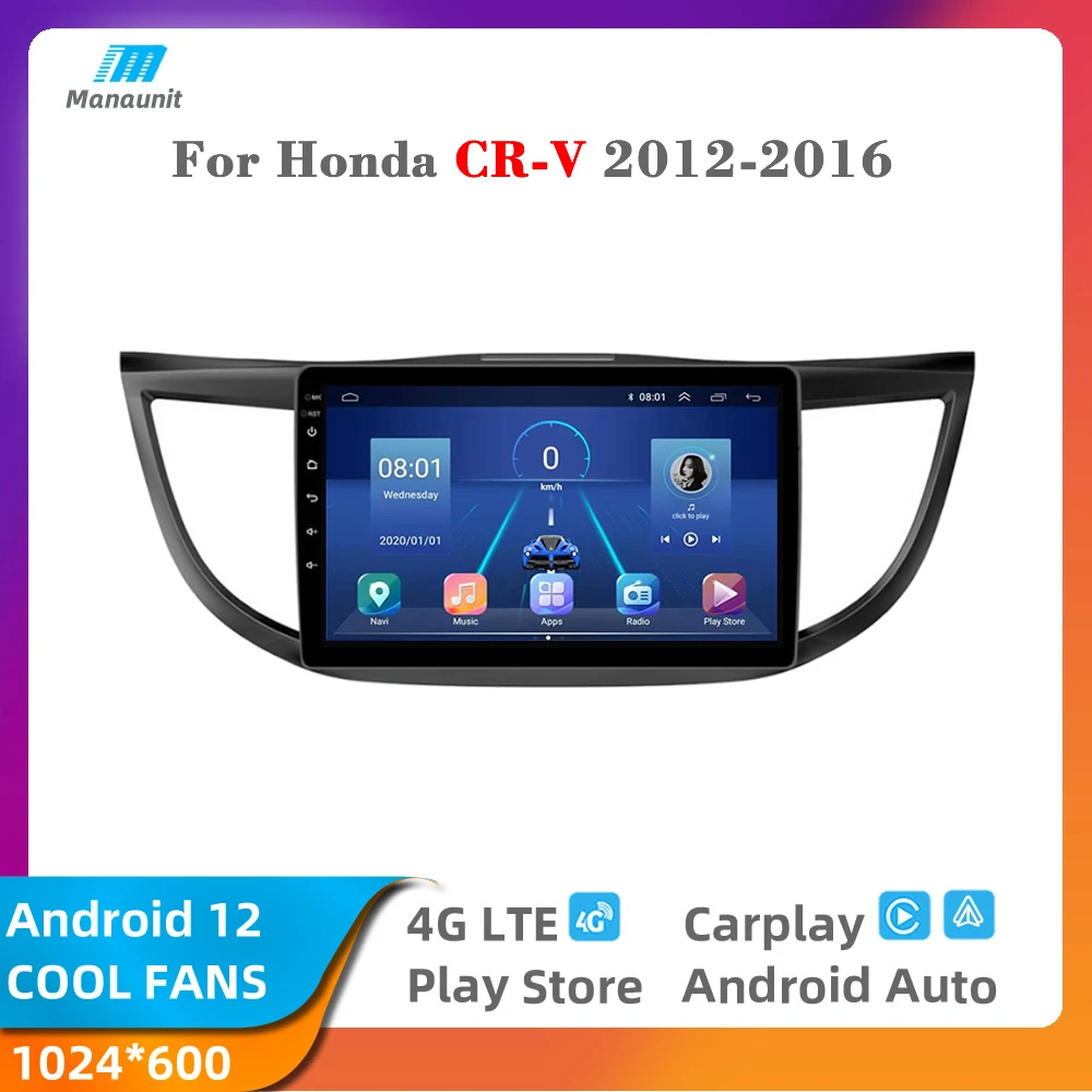 

Автомобильный радиоприемник 10 дюймов для Honda CRV CR-V 2012-2014 2015 2016, мультимедийный проигрыватель, видео 360 дюйма, навигация GPS, 2Din, 4G, DVD, стерео, головное устройство