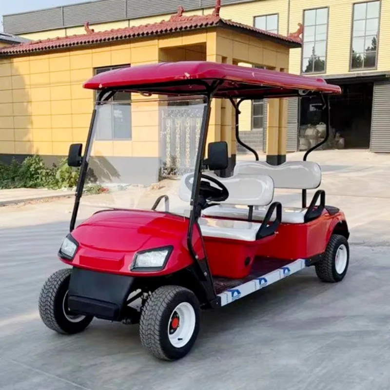 High Quality 4 Persons Off Road Electric Golf Cart New Gasoline Power Support Color Customization and LOGO Golf Buggy
High Quality 4 Persons Off Road Electric Golf Cart New Gasoline Power Support Color Customization and LOGO Golf Buggy