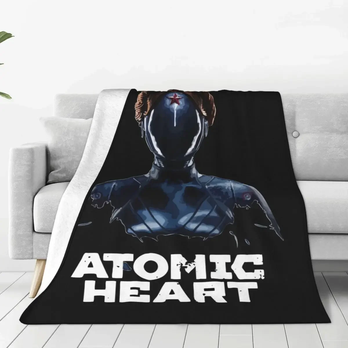 Atomic Heart USSR Game Blanket Robot Cartoon Plush Vintage Warm Throw Blanket for Coverlet Spring Autumn
Atomic Heart USSR Game Blanket Robot Cartoon Plush Vintage Warm Throw Blanket for Coverlet Spring Autumn