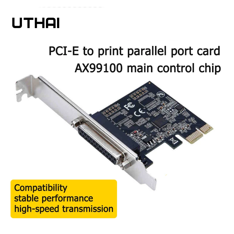 25-контактная карта расширения принтера UTHAI TXB101 AX99100, оригинальная PCIe параллельная карта порта PCI-E для параллельной портовой карты II
25-контактная карта расширения принтера UTHAI TXB101 AX99100, оригинальная PCIe параллельная карта порта PCI-E для параллельной портовой карты II