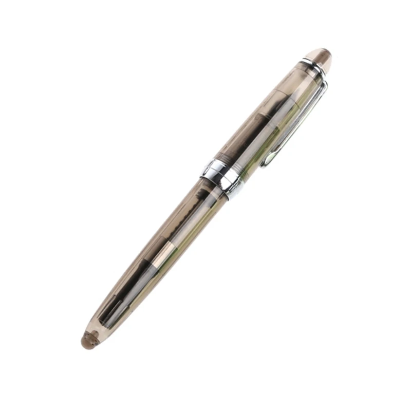 

CPDD JINHAO 992 Transparent Fountain Pen 0.5mm Stationery Supplies Writing Tools Gift