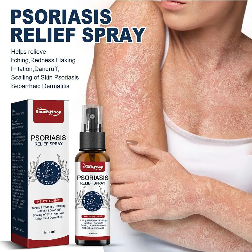 30ML Eczema Antipruritic Rash Urticaria Desquamation Ointment Psoriasis Relieving Spray Psoriasis Control Cream Body Skin Care
30ML Eczema Antipruritic Rash Urticaria Desquamation Ointment Psoriasis Relieving Spray Psoriasis Control Cream Body Skin Care